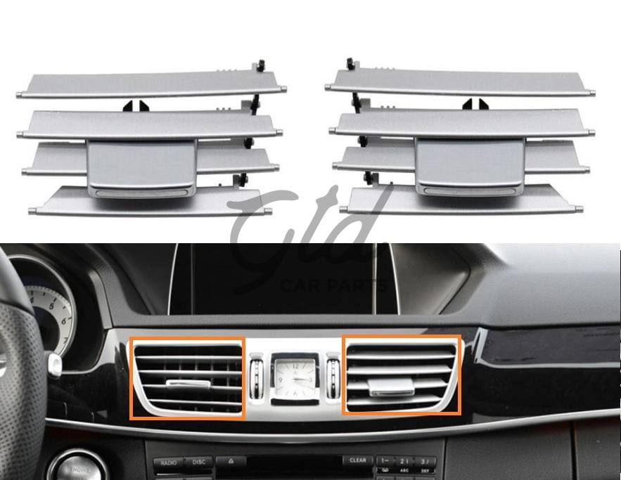 KIT Reparação Grelhas Ventilação Frontais Centrais Mercedes-Benz Classe E W212 Sedan 2013-2015-Esquerdo - Image 2