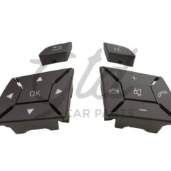 Botões Volante Moka Mercedes-Benz Classe C E GLK CLA GLA B CLS SLK SLC W204 W207 W212 W117 W246 W172