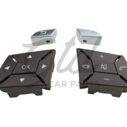 Botões Volante Moka Mercedes-Benz Classe C E GLK CLA GLA B CLS SLK SLC W204 W207 W212 W117 W246 W172