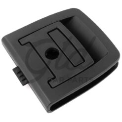 Puxador Tampa da Mala Preto BMW X5 X6 E70 E71 2007-2013 C/ Fechadura