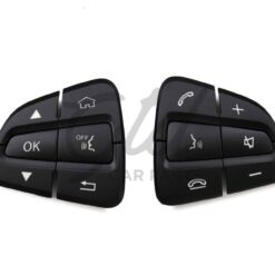 Botões Volante Preto Mercedes-Benz Class C E S GLC W205 W253 2015-2021