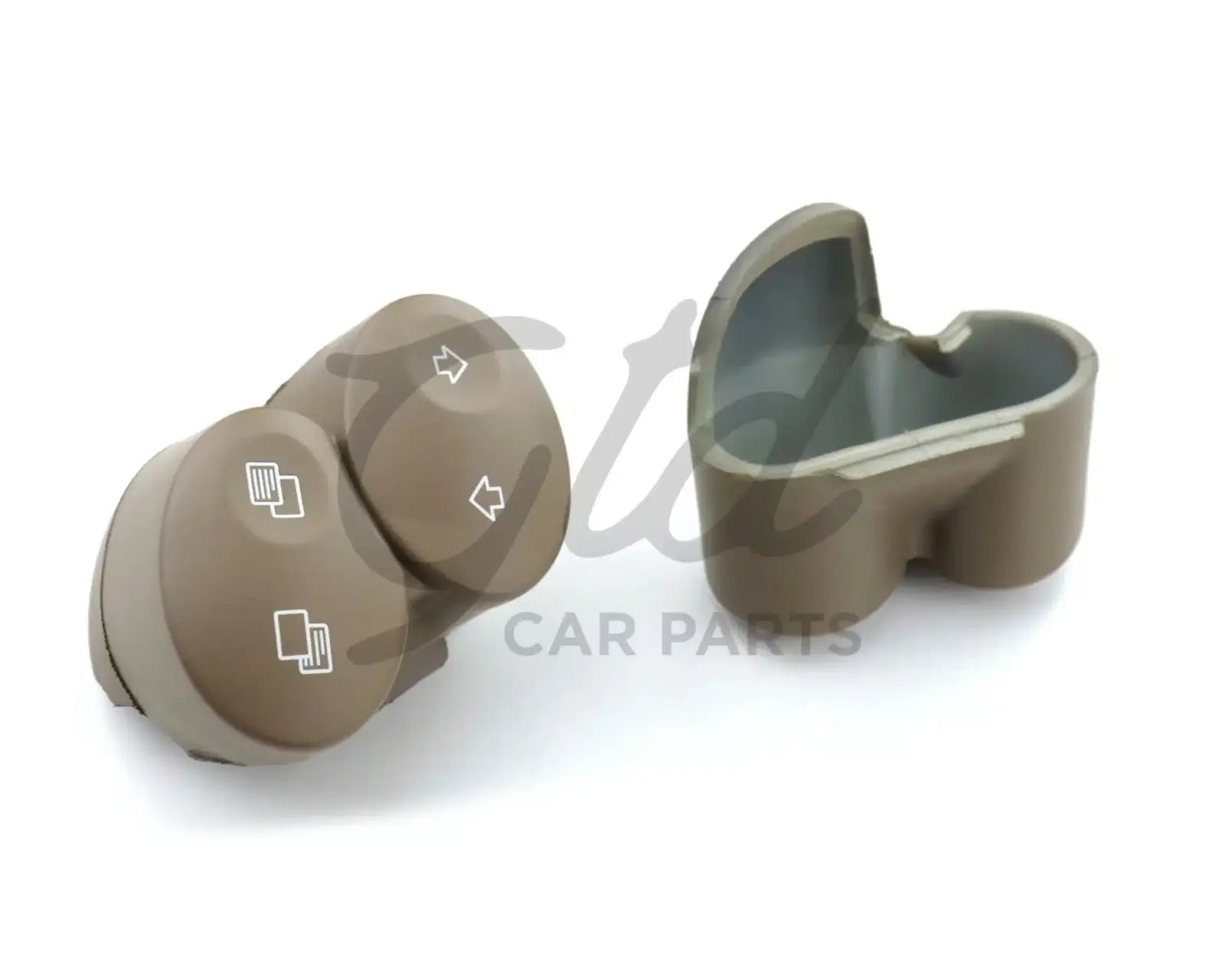 Botões Volante Bege Escuro Mercedes-Benz Class C CLS CLK W211 W219 W209 2001-2011 - Image 6