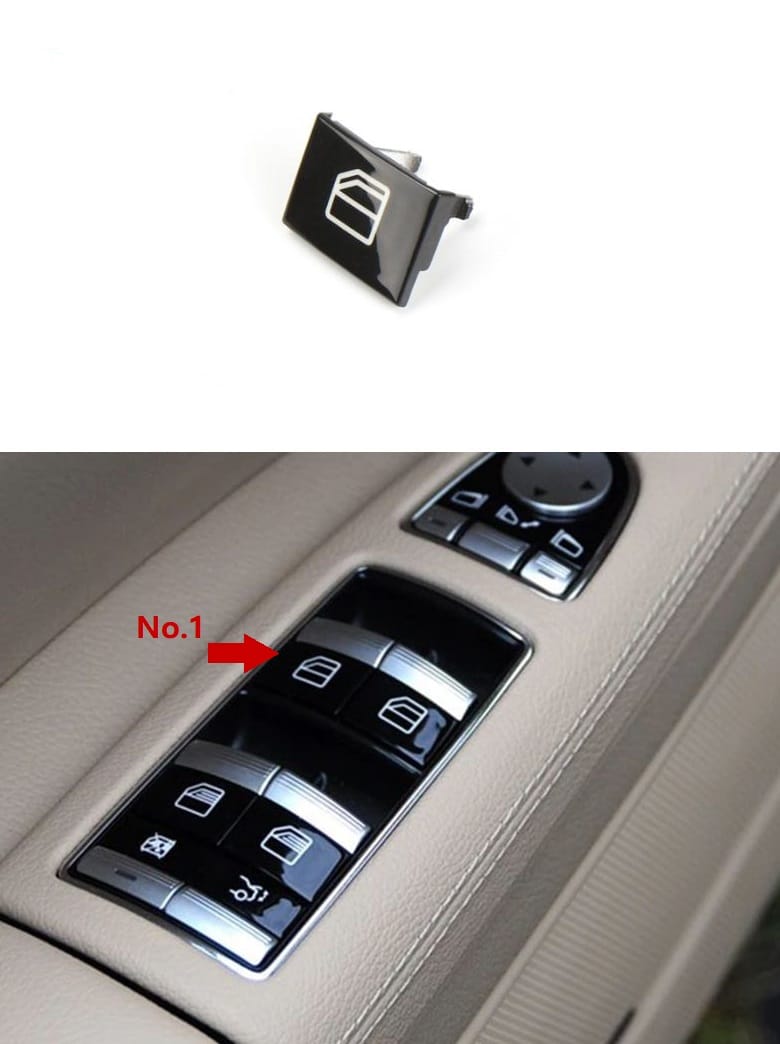 Botões P/ Comutador de Vidros Condutor Mercedes-Benz Classe S W221 2009-2013-Esquerdo (Traseiro) - Image 13