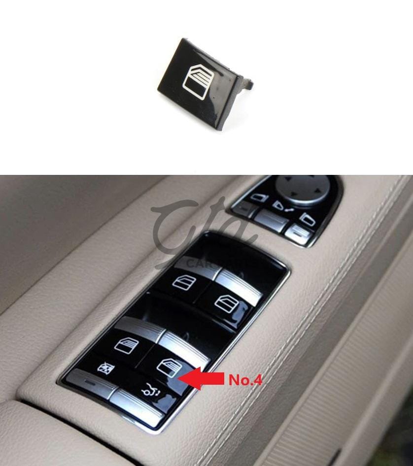 Botões P/ Comutador de Vidros Condutor Mercedes-Benz Classe S W221 2009-2013-Esquerdo (Traseiro) - Image 11