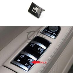 Botões P/ Comutador de Vidros Condutor Mercedes-Benz Classe S W221 2009-2013-Direito (Traseiro)