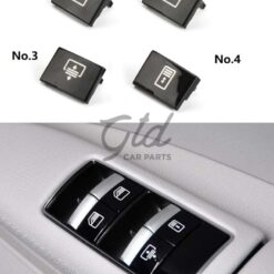 Alternative view of Botões P/ Comutador de Vidros Passageiros Traseiros Mercedes-Benz Classe S W221 2009-2013-Cortina Traseira