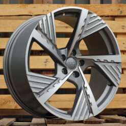 Jante Audi R22x9.5 ET36 5x112 - Grey Polished Half Matt