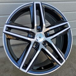 Jante Seat R17x7.5 ET45 5x100 - Black Polished+Powder Coating