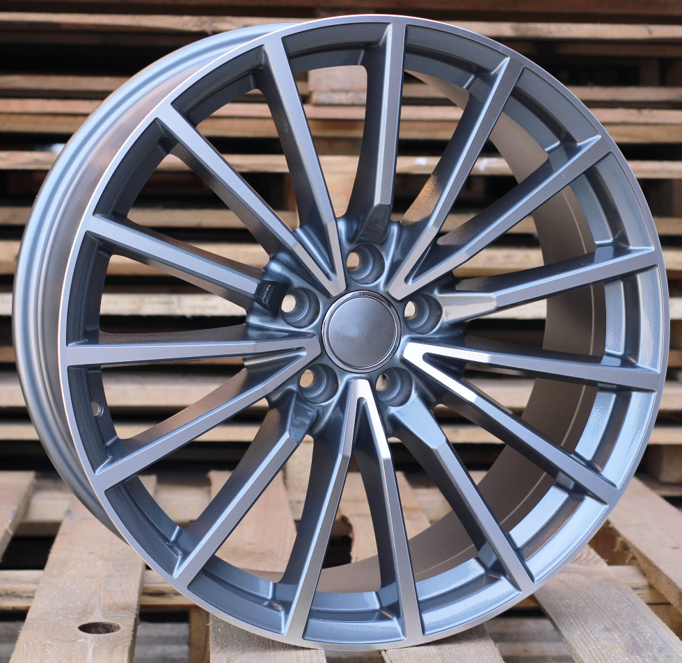 Jante Audi 17x7.5 ET35 5x112 - Grey Polished+Powder Coating