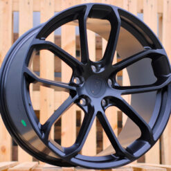 Jante PORCH R22x11.5 ET61 5x130 - Black Half Matt