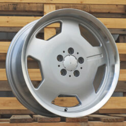 Jante Mercedes 17x8 ET30 5x112 - Silver+Polished Lip