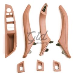 KIT Puxadores Champanhe BMW Série 5 F10 F11 F18 2010-2017 C/ Esp. Rebatível