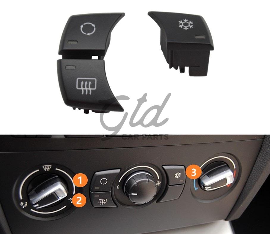 Pack 3 Botões Módulo Ar Condicionado BMW Série 1 3 X1 E82 E90 E84 2005-2015