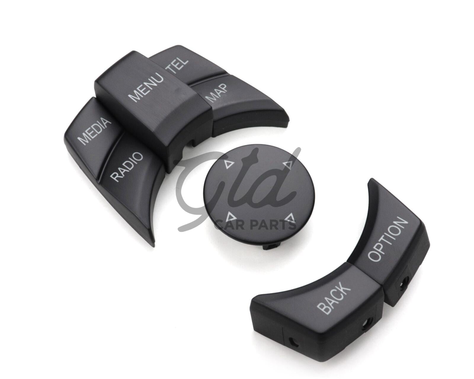 Conjunto de 6 Botões IDRIVE CIC BMW X1 X5 X6 Série 1/3/5 E81 E90 E60 MEDIA