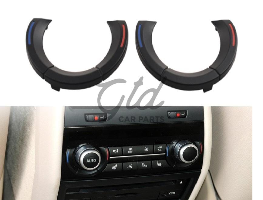 Plásticos Moldura Ar Condicionado Traseiro BMW 5 5GT 6 7 X5 X6 F10 F07 F06 F01 F15 F16 2009-2019 Versão 2-Esquerdo e Direito