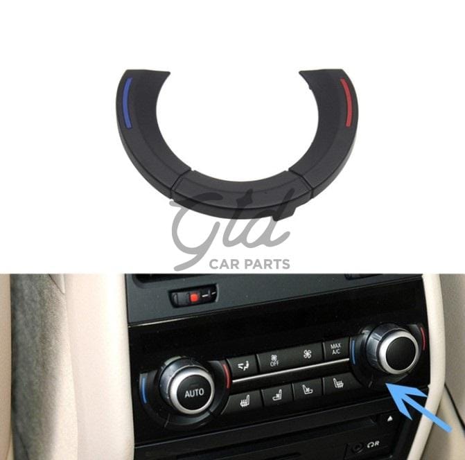 Plásticos Moldura Ar Condicionado Traseiro BMW 5 5GT 6 7 X5 X6 F10 F07 F06 F01 F15 F16 2009-2019 Versão 2-Direito