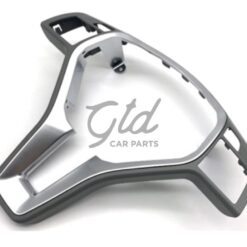 Moldura 35mm Volante Cinza Escuro / Cromada Mercedes-Benz AMG Classe A B C E CLA GLA CLS W176 W246 W204 W212 2011-2019