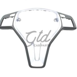 Moldura 25mm Volante Cinza / Cromada Mercedes-Benz AMG Classe A B C E CLA GLA CLS W176 W246 W204 W212 2011-2019