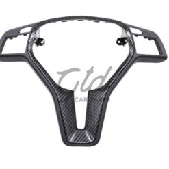 Moldura 25mm Volante Cinza Escuro / Carbono Mercedes-Benz AMG Classe A B C E CLA GLA CLS W176 W246 W204 W212 2011-2019
