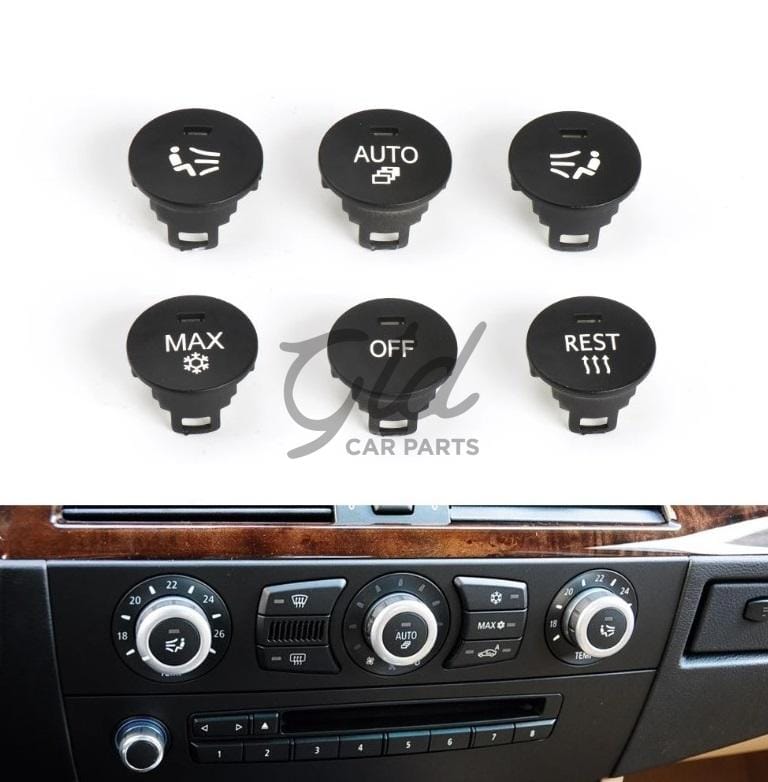 Botões Módulo Ar Condicionado BMW Série 5 E60 E61 2002-2010-Modelo 6 - Image 2
