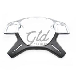 Moldura Volante Cromado / Cinza Escuro Mercedes-Benz Classe C E M G ML GLS W204 W212 W166 W463 2011-2019