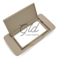 Alternative view of Moldura Passageiro C/ Espelho Pala-de-Sol Bege Mercedes-Benz Classe C R ML W203 W164 W251 2001-2013