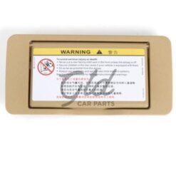 Moldura Passageiro C/ Espelho Pala-de-Sol Amarelo Mercedes-Benz Classe C R ML W203 W164 W251 2001-2013