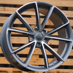 Jante Audi R17x7.5 ET39 5x100 - Grey Polished Half Matt