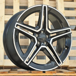 Jante MER FBX142 R22x11.5 ET47 5x112 - Black Polished