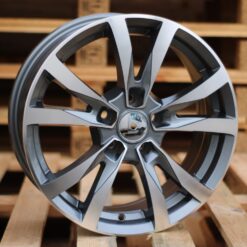 Jante RACIN R16x6.5 ET42 5x108 - Grey Polished