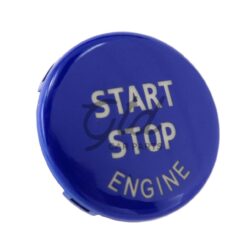 Botão Start Stop Azul Brilhante BMW Série 1/3/5/X1 X3 X6 E82 E87 E90 E91 2004-2015