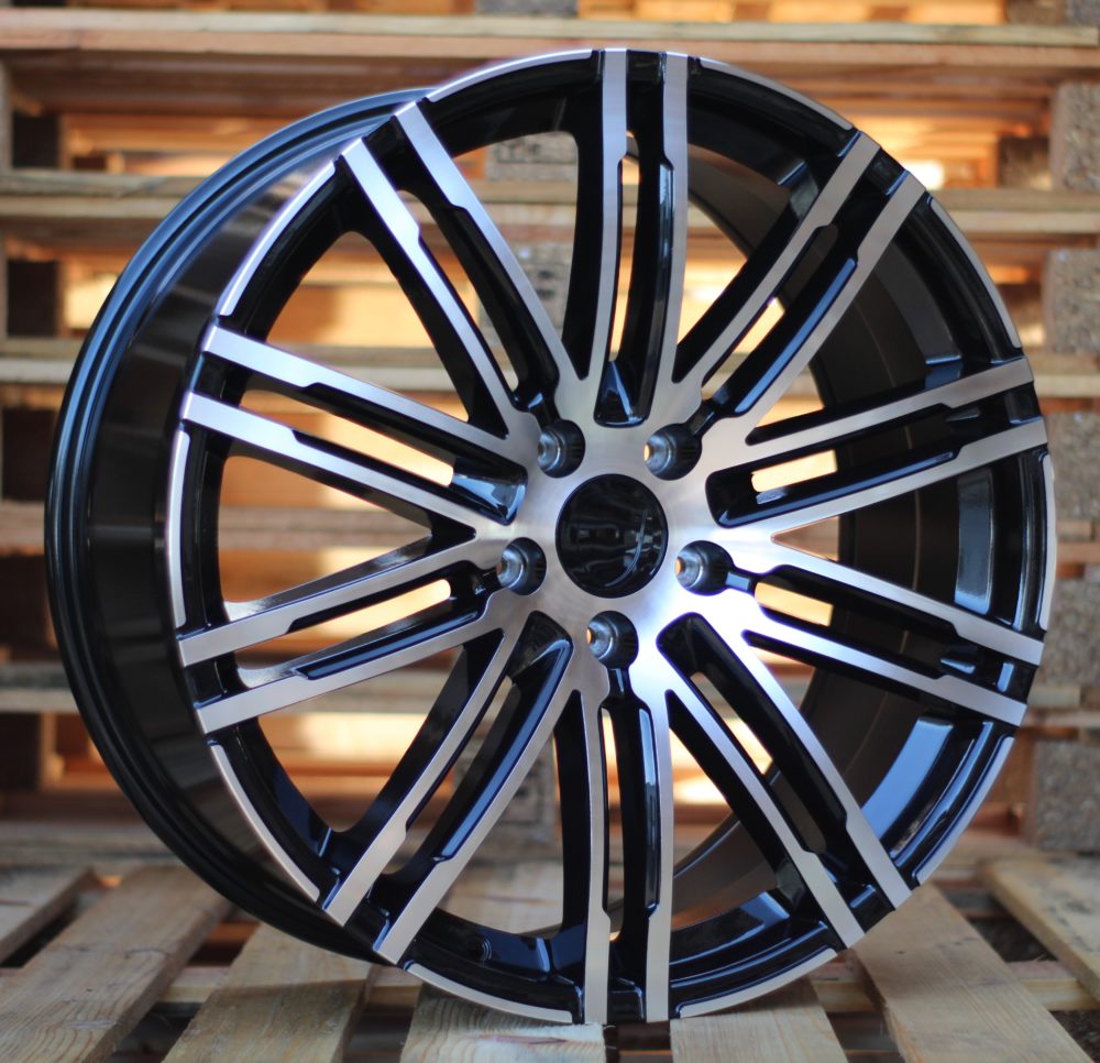 Jante Porsche 21x9 ET26 5x112 - Black Polished+Powder Coating