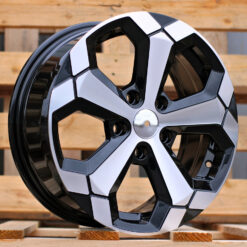 Jante Dacia R16x6.5 ET45 5x114.3 - Black Polished