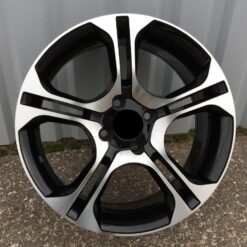 Jante RENAU R17x7 ET42 4x100 - Black Polished+Powder Coating