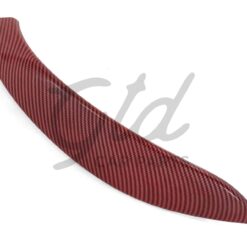 Capa Puxador Direito Frontal / Traseira Vermelho Efeito Carbono BMW Série 3/4 F30 F31 F32 F36 2012-2017