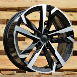 Jante SKODA FBX254 R20x8.5 ET38 5x112 - Black Polished Half Matt