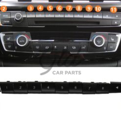 Conjunto de 12 Botões Módulo Rádio BMW Série 1/2/3/4 F20 F30 F33 2011-2017