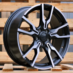 Jante BMW R18x7.5 ET45 5x112 - Black Polished Half Matt