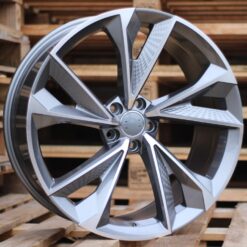 Jante AUD B1566 R18x8 ET31 5x112 - Grey Polished