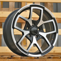 Jante JEEP FBX373 R18x8 ET35 5x127 - Black Polished Half Matt