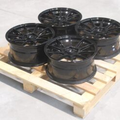 Jante JR Wheels Complete Sets 17x8 ET30 5x98 - Black