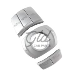 Pack 5 Botões IDRIVE CIC Cinza BMW Série 1 2 3 4 X1 I3 F20 F22 F45 F30 F32 I3 2010-2020