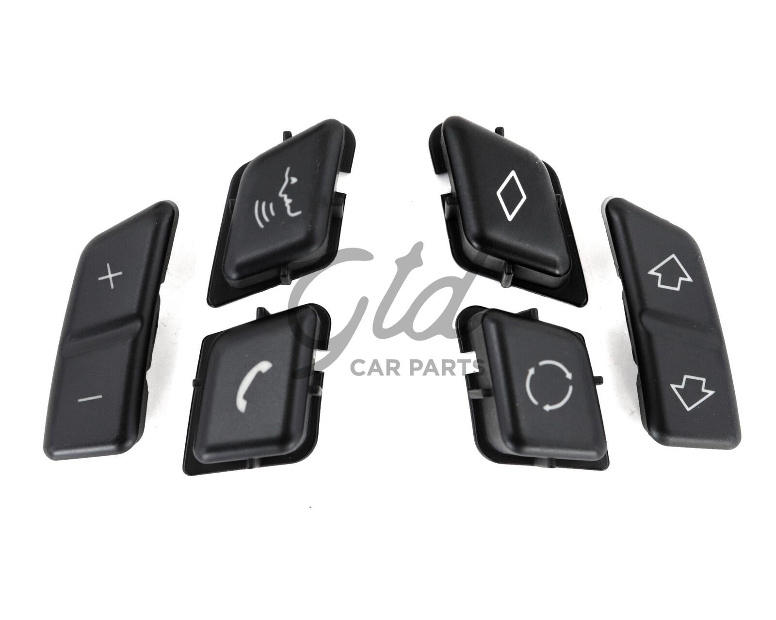 Pack 6 Botões Comandos de Volante BMW Série 3 X1 E90 E91 E92 E84 2005-2015 Versão B