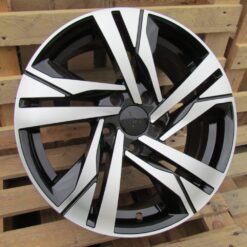 Jante Peugeot R16x7 ET32 4x108 - Black Polished
