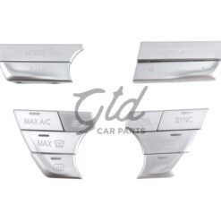 Botões Cromados Módulo Ar Condicionado / Rádio BMW Série 5 6GT 7 G30 G11 2016-2023 Versão 1