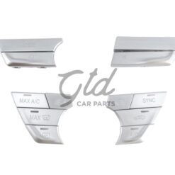Botões Cromados Módulo Ar Condicionado / Rádio BMW Série 5 6GT 7 G30 G11 2016-2023 Versão 2