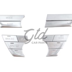 Botões Cromados Módulo Ar Condicionado / Rádio BMW Série 5 6GT 7 G30 G11 2016-2023 Versão 3