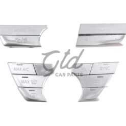 Botões Cromados Módulo Ar Condicionado / Rádio BMW Série 5 6GT 7 G30 G11 2016-2023 Versão 4