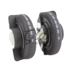 Conjunto 2 Reguladores Ventilação Frontal Central Cinza Escuro Mercedes-Benz Classe E W211 2003-2008