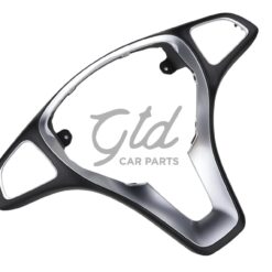 Moldura Volante Preto / Cromado Mercedes-Benz Classe A B C E V VITO CLA CLS GLA GLC GLE GLS
